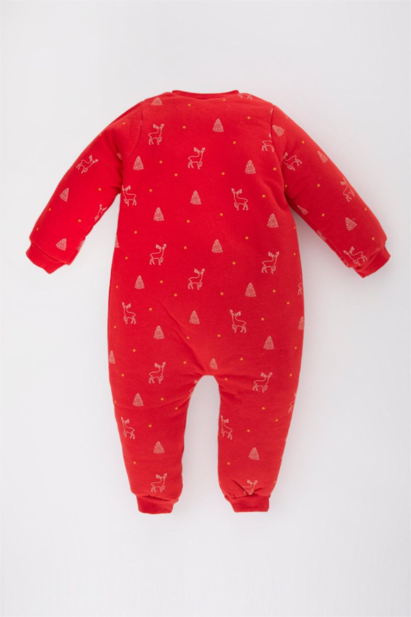 BABY GIRL Red جمبسوت ممشط قصة عادية