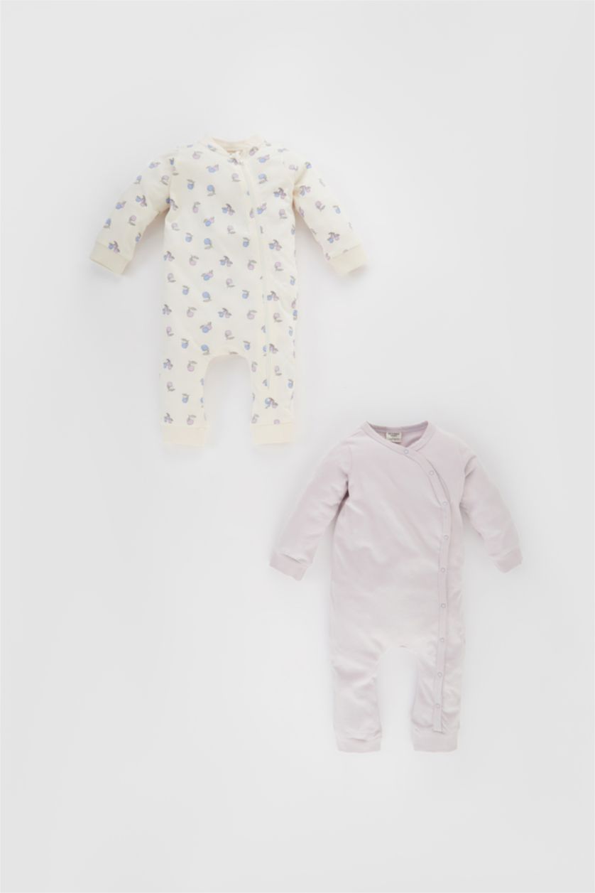 BABY GIRL Light Lilac جمبسوت ممشط قصة عادية