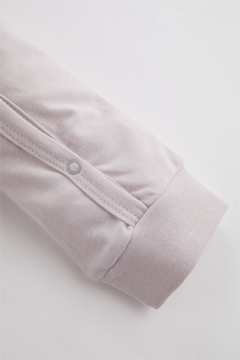 BABY GIRL Light Lilac جمبسوت ممشط قصة عادية