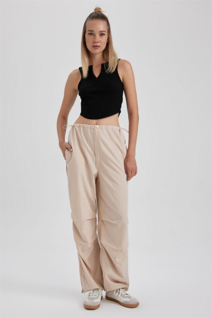نساء بيج Parachute Trousers
