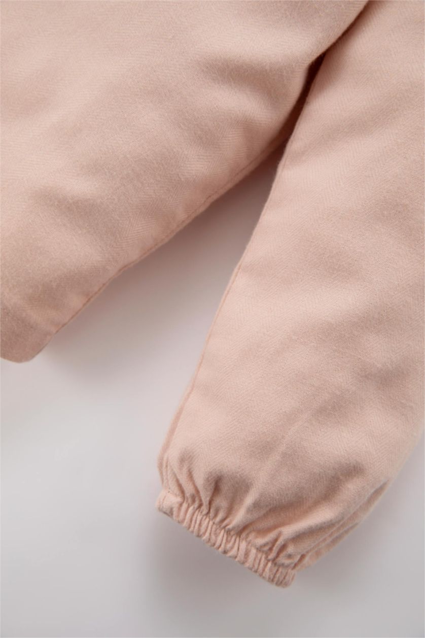 BÉBÉ FILLE Beige Chemise coupe régulière à Manches Longues