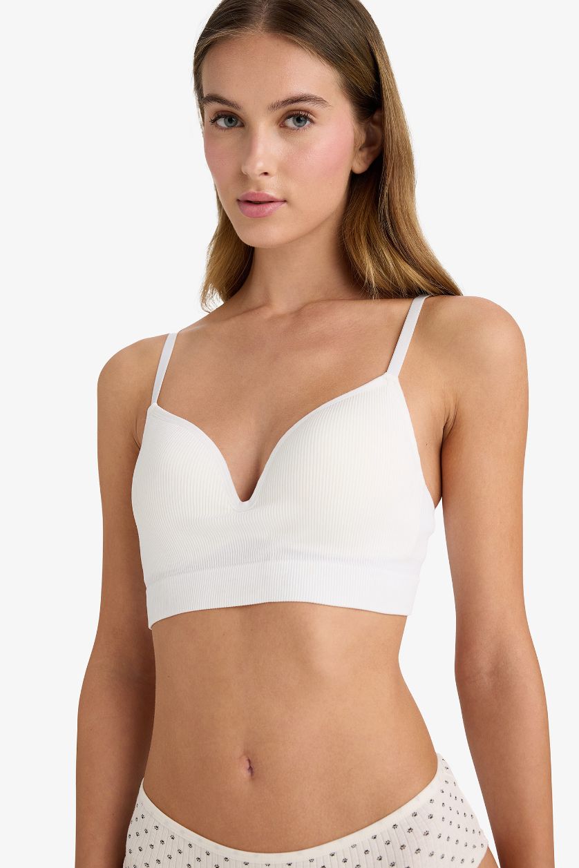 WOMAN White Fall in Love Bra