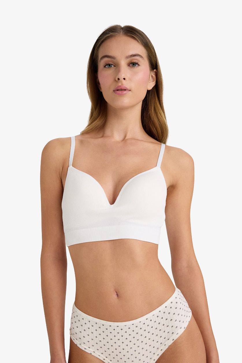 WOMAN White Fall in Love Bra