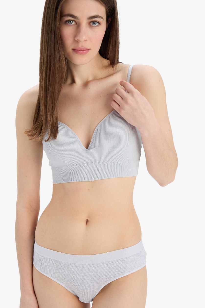 Женщины Светло-серый Бюстгальтер комфортного кроя, Fall in Love