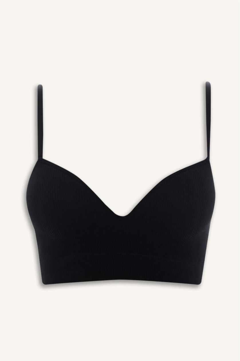 نساء أسود حمالة صدر برا مبطن