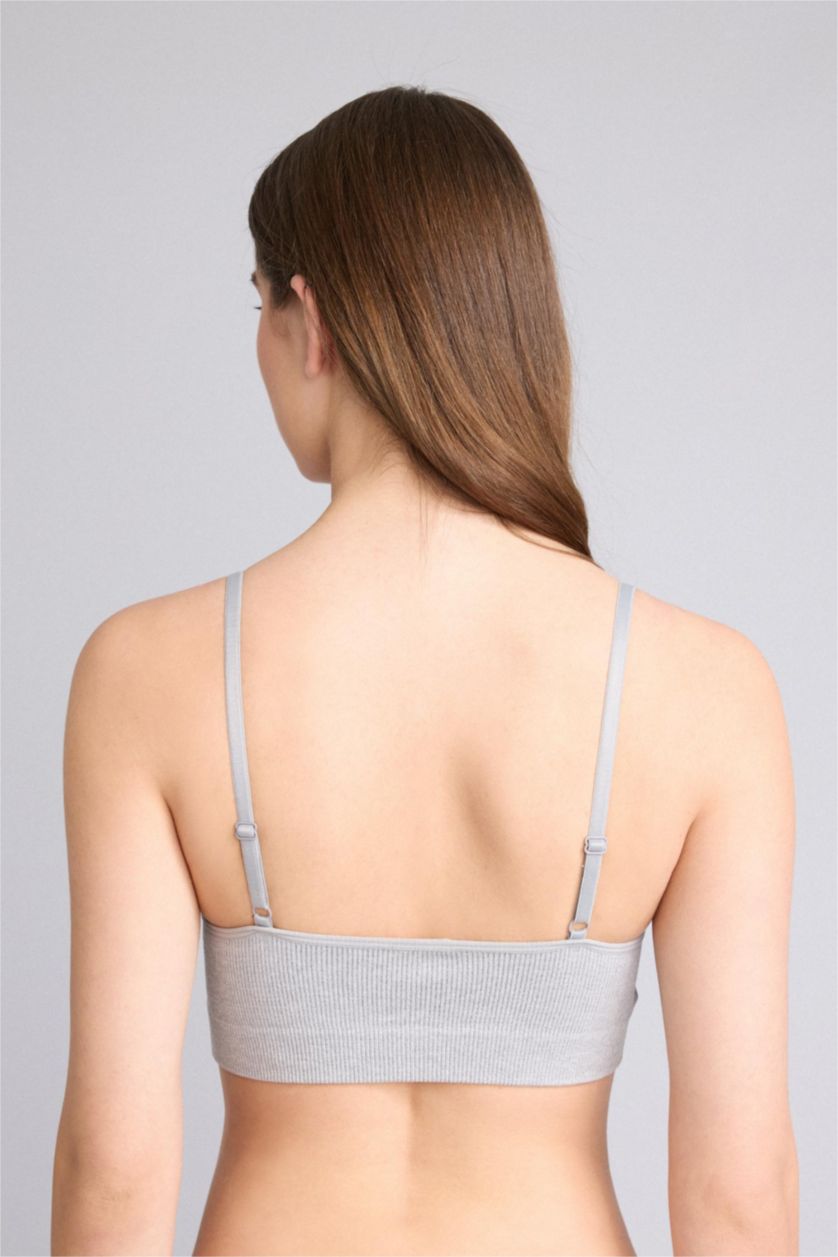 نساء رمادي حمالة صدر برا مبطن