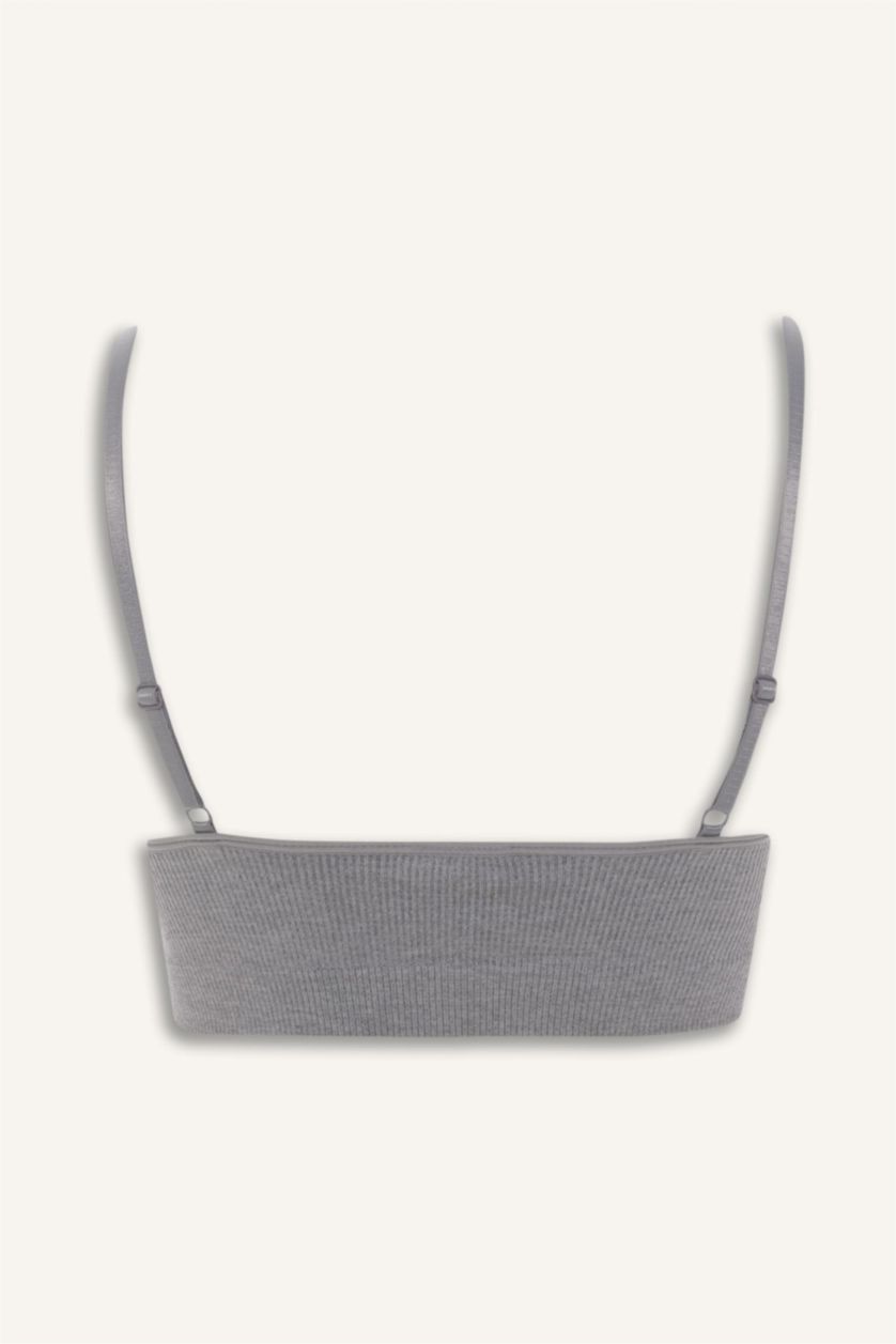 نساء رمادي حمالة صدر برا مبطن