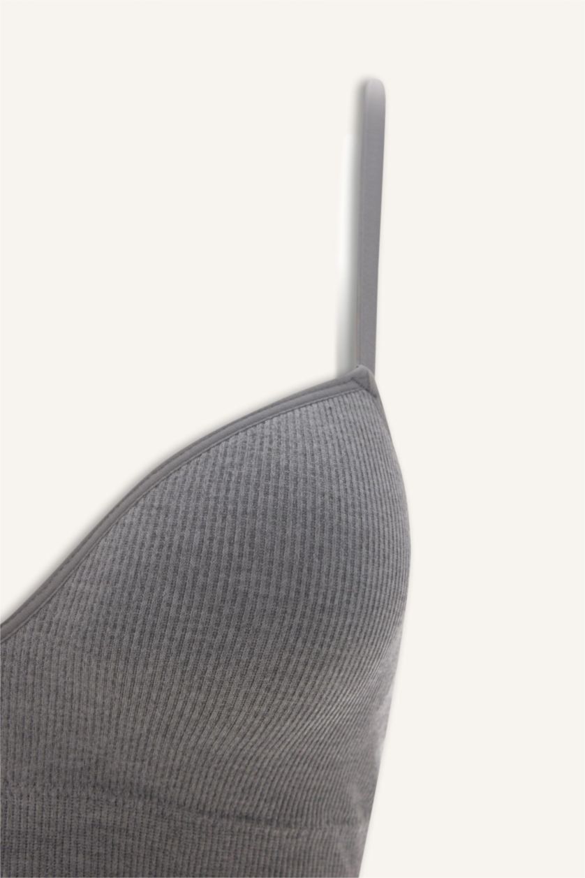 نساء رمادي حمالة صدر برا مبطن