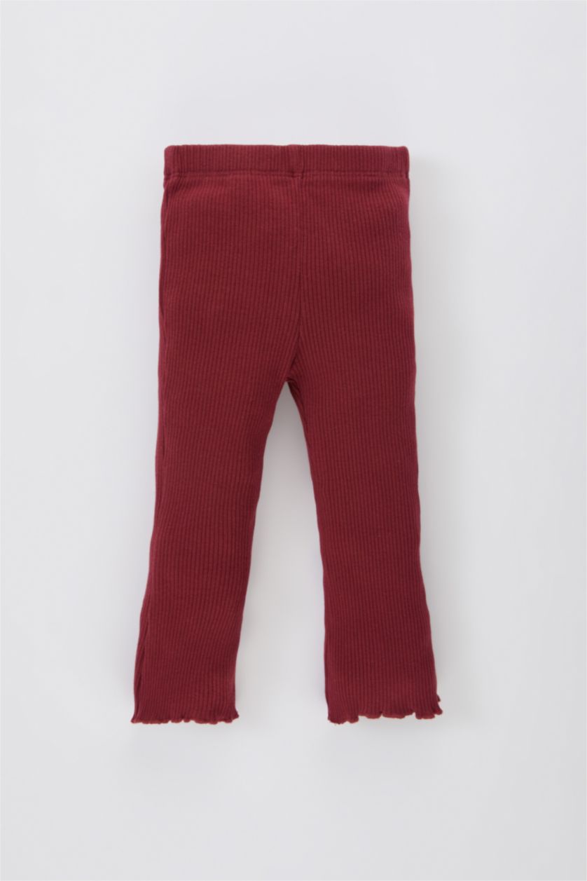 طفلة صغيرة خمري سيت بناتي مخطط مضلع - قطعتين