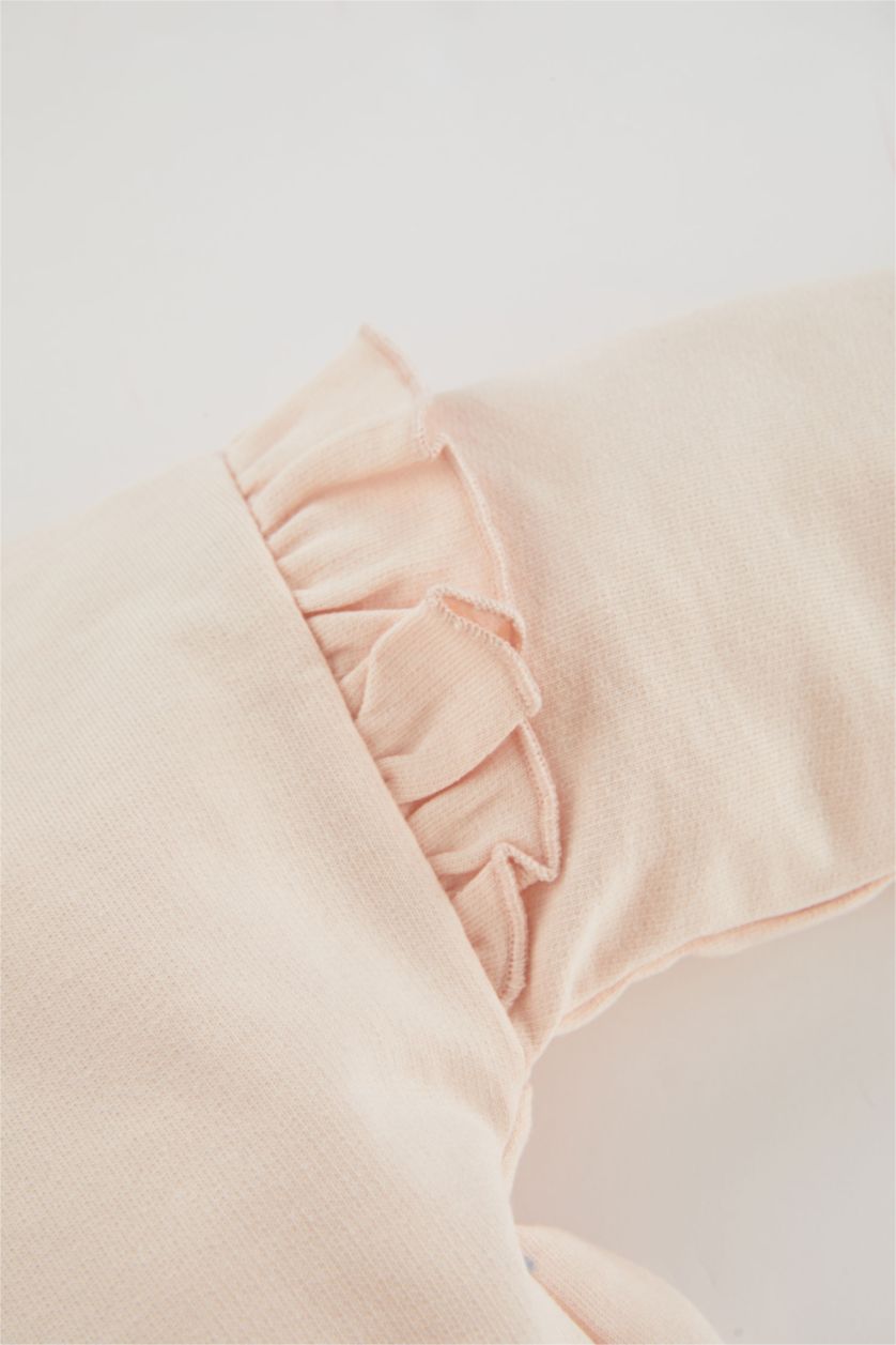 BABY GIRL Light Pink 2 piece Regular Fit Crew Neck Set