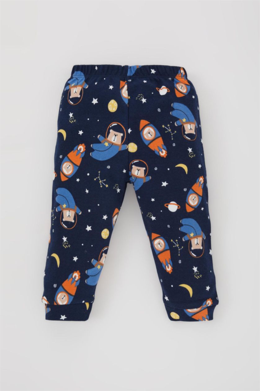 BABY BOY NAVY Baby Boy Space Printed 2 Piece Pajama Set