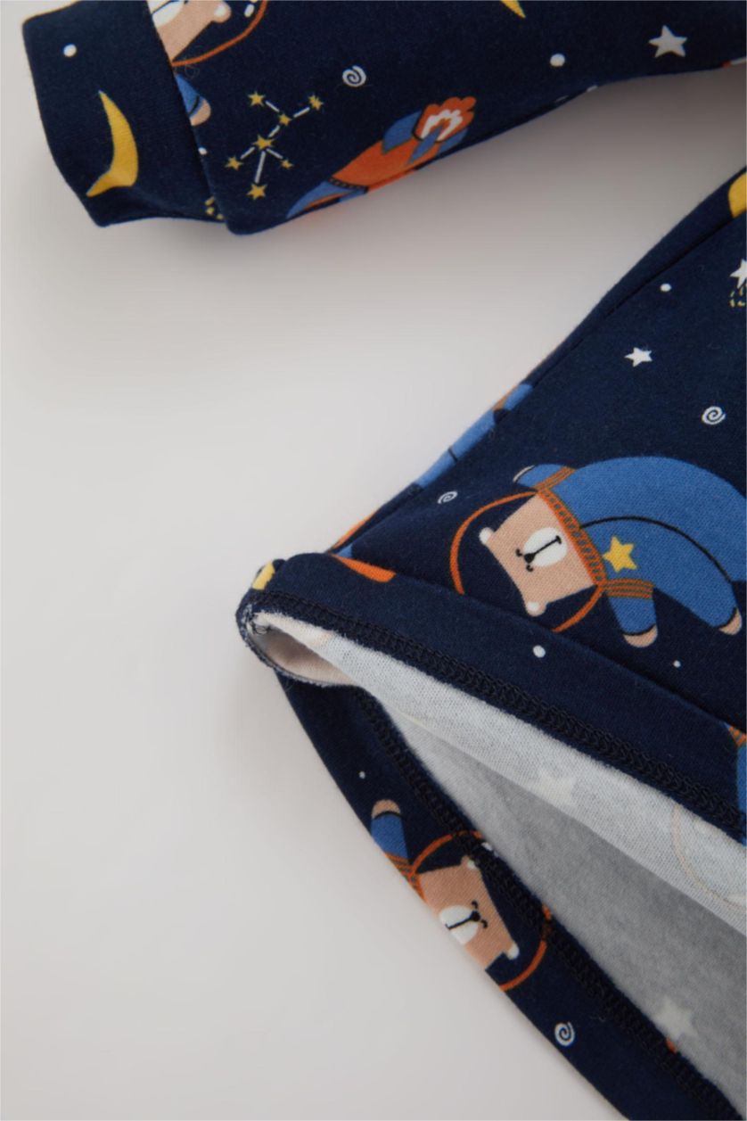BABY BOY NAVY Baby Boy Space Printed 2 Piece Pajama Set