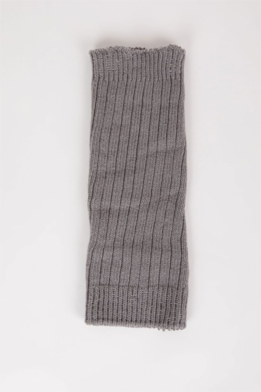 Kadın Gri Pamuklu Pilates Çorabı