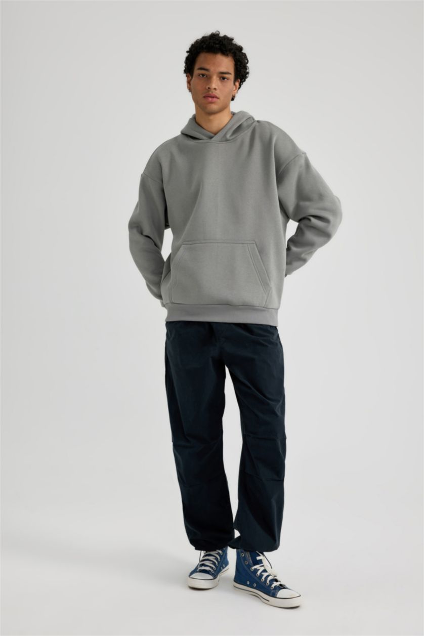 MAN Anthracite Parachute Trousers