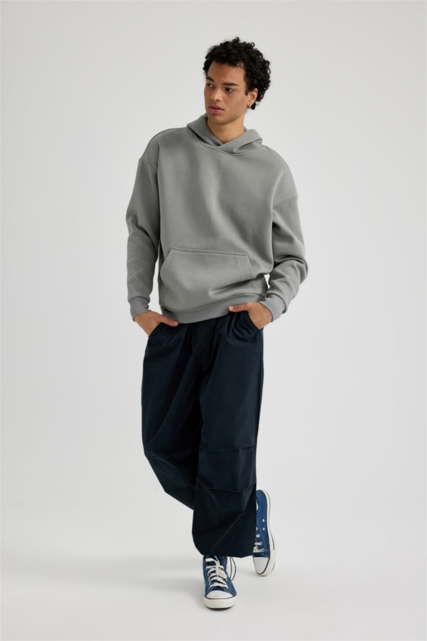 MAN Anthracite Parachute Trousers