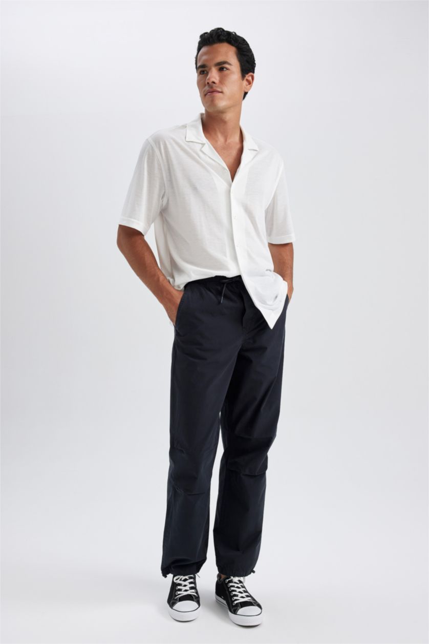 MAN Anthracite Parachute Trousers