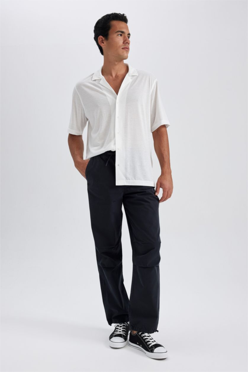 MAN Anthracite Parachute Trousers