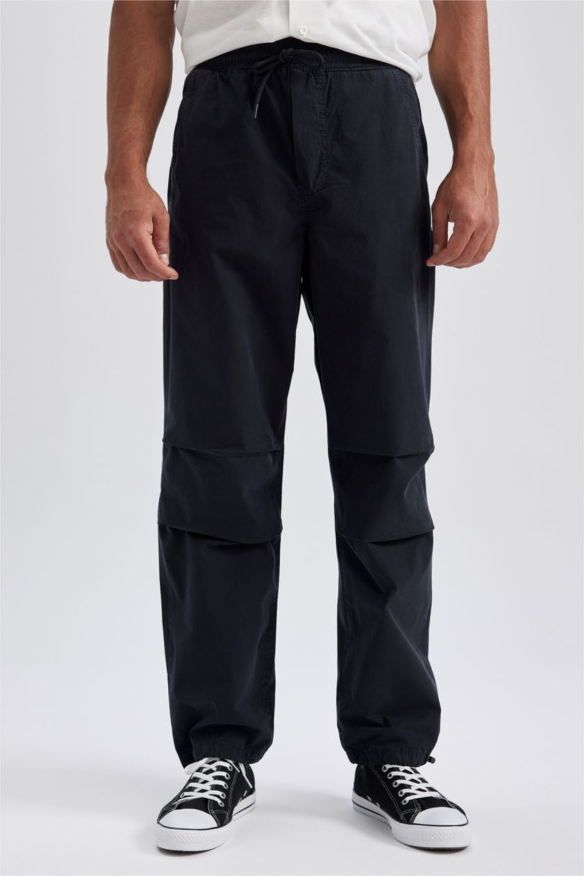 MAN Anthracite Parachute Trousers