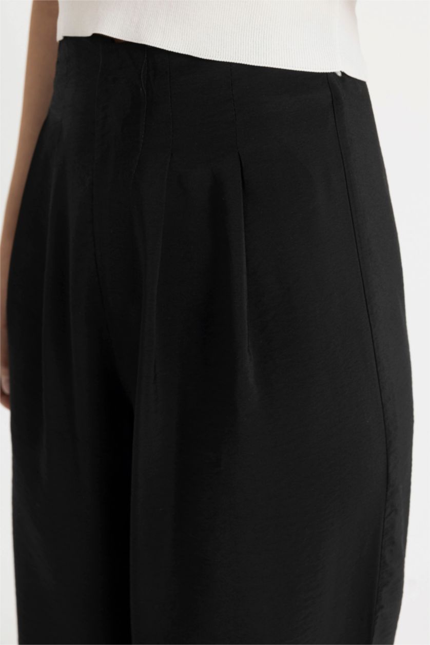 WOMAN Black Wide Leg Trousers