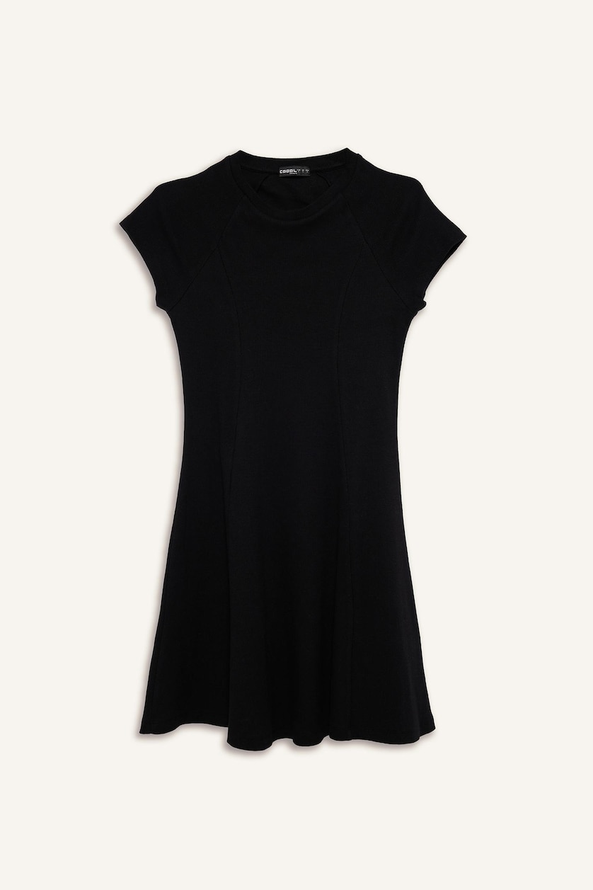 WOMAN Black Camisole Mini Dress