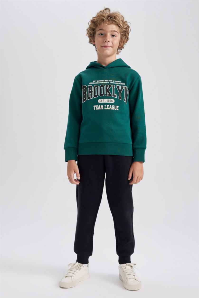 BOYS & TEENS Dark Green 2 piece Regular Fit Set