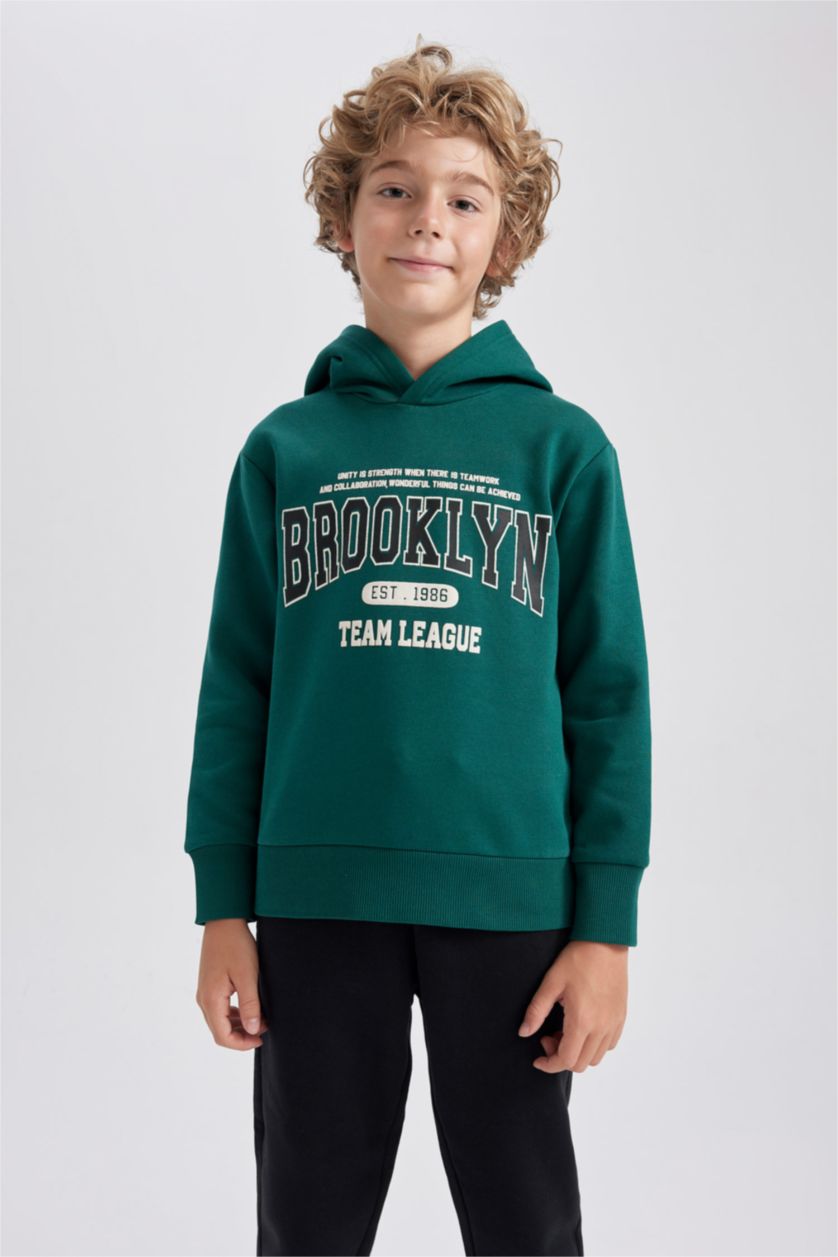 BOYS & TEENS Dark Green 2 piece Regular Fit Set