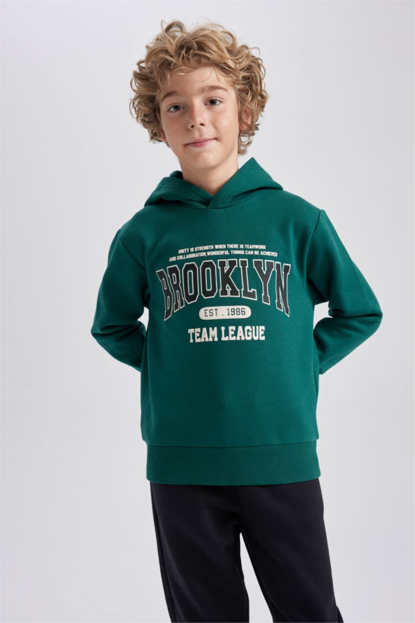 BOYS & TEENS Dark Green 2 piece Regular Fit Set