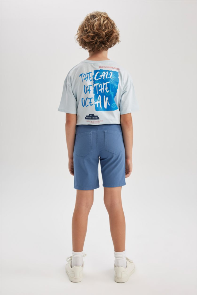 BOYS & TEENS Blue Boy Regular Fit Shorts