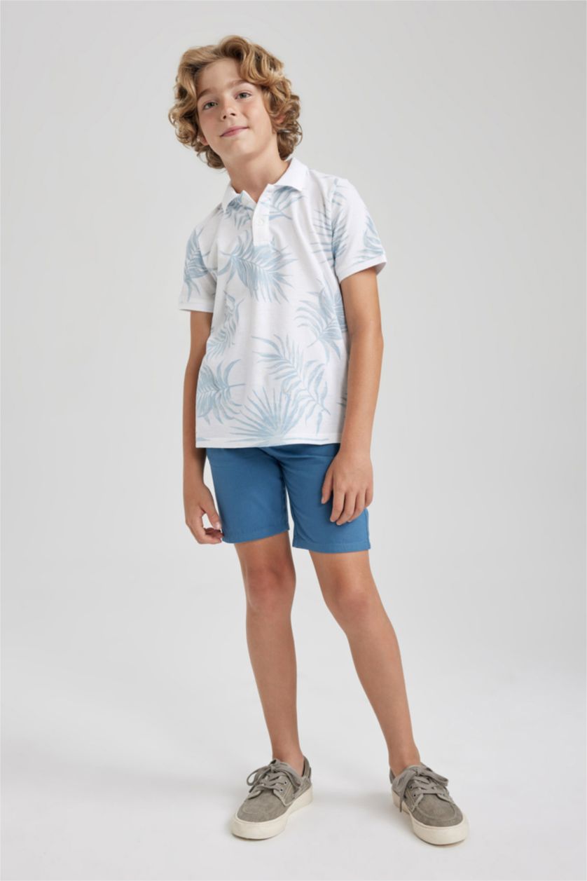 BOYS & TEENS Blue Boy Regular Fit Shorts