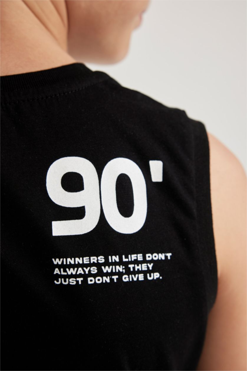 GARÇONS Noir Ensemble Coupe Oversize - 2 Pièces