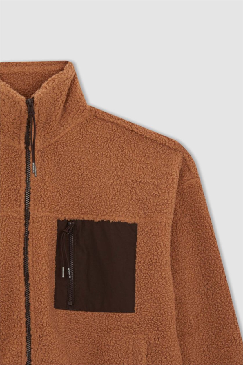 Woman Vison Cool Oversize Fit Plush Cardigan