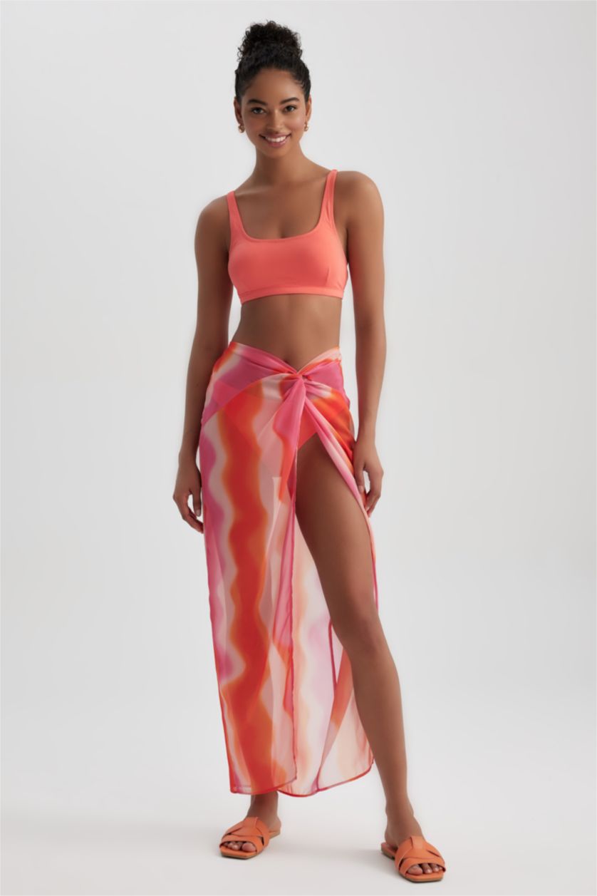 Woman Dark Pink Beachwear