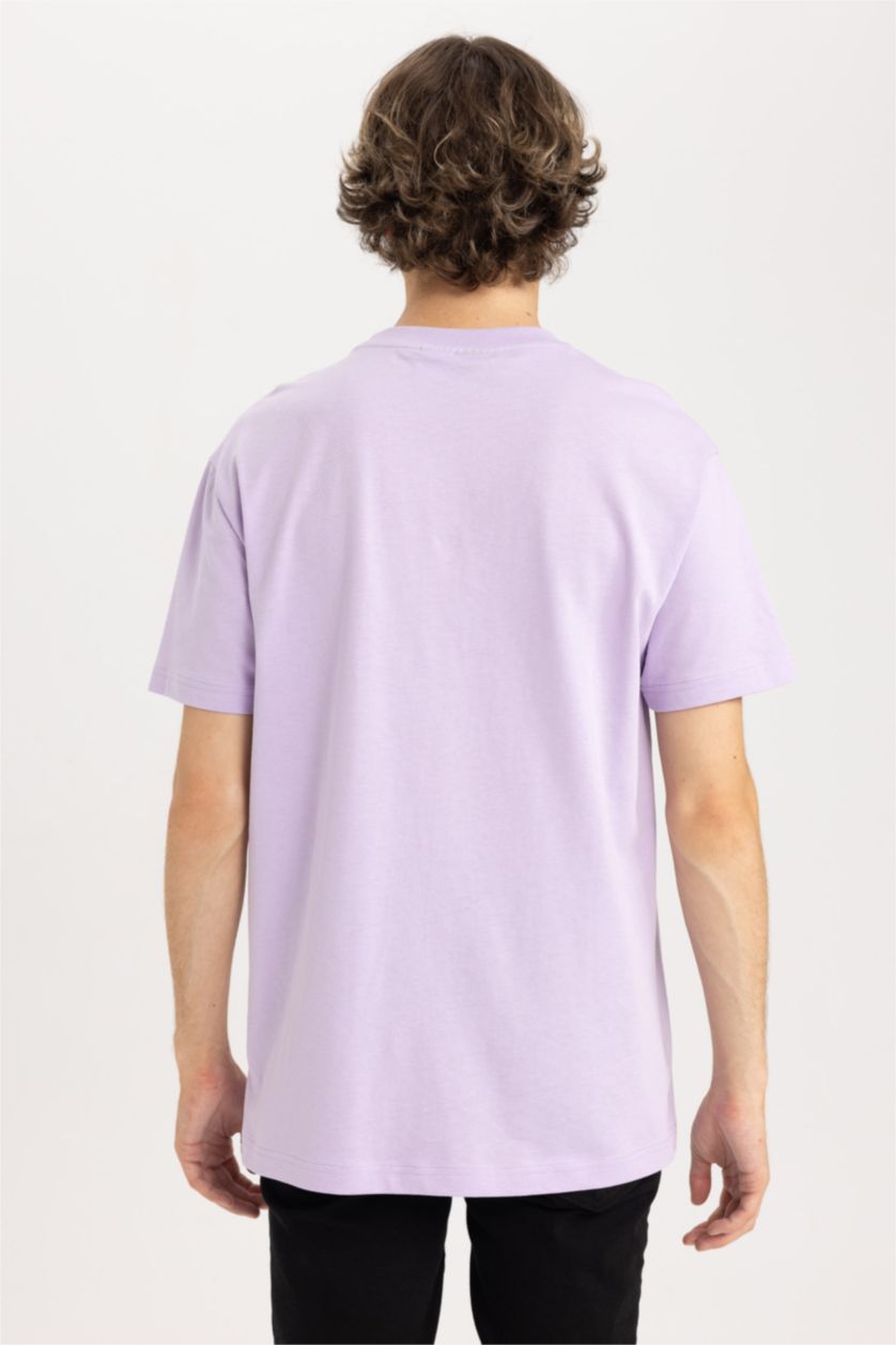 Ерлер Сирень Pink Floyd Лицензиялық дөңгелек жаға үлкен Қысқа жеңді футболка