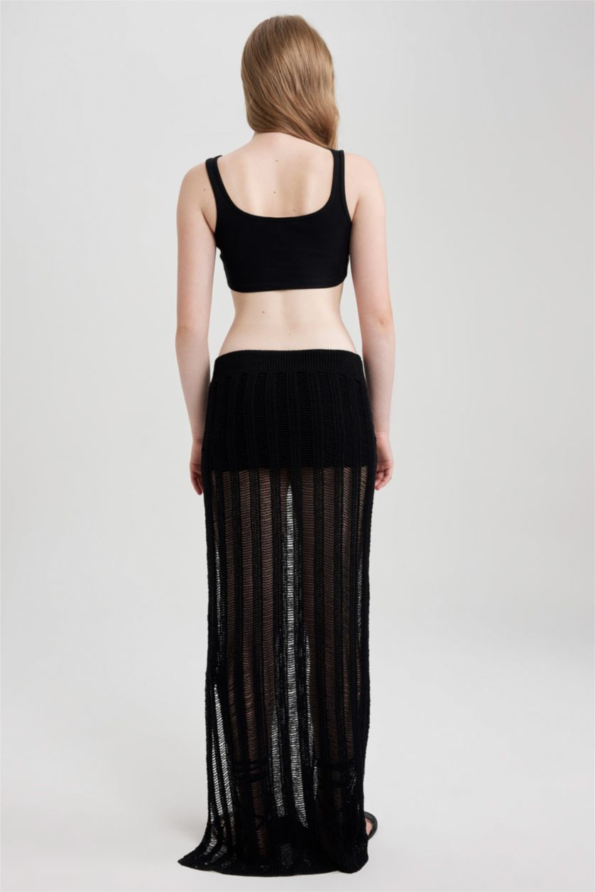 Жіночий Чорний Спідниця приталеного крою