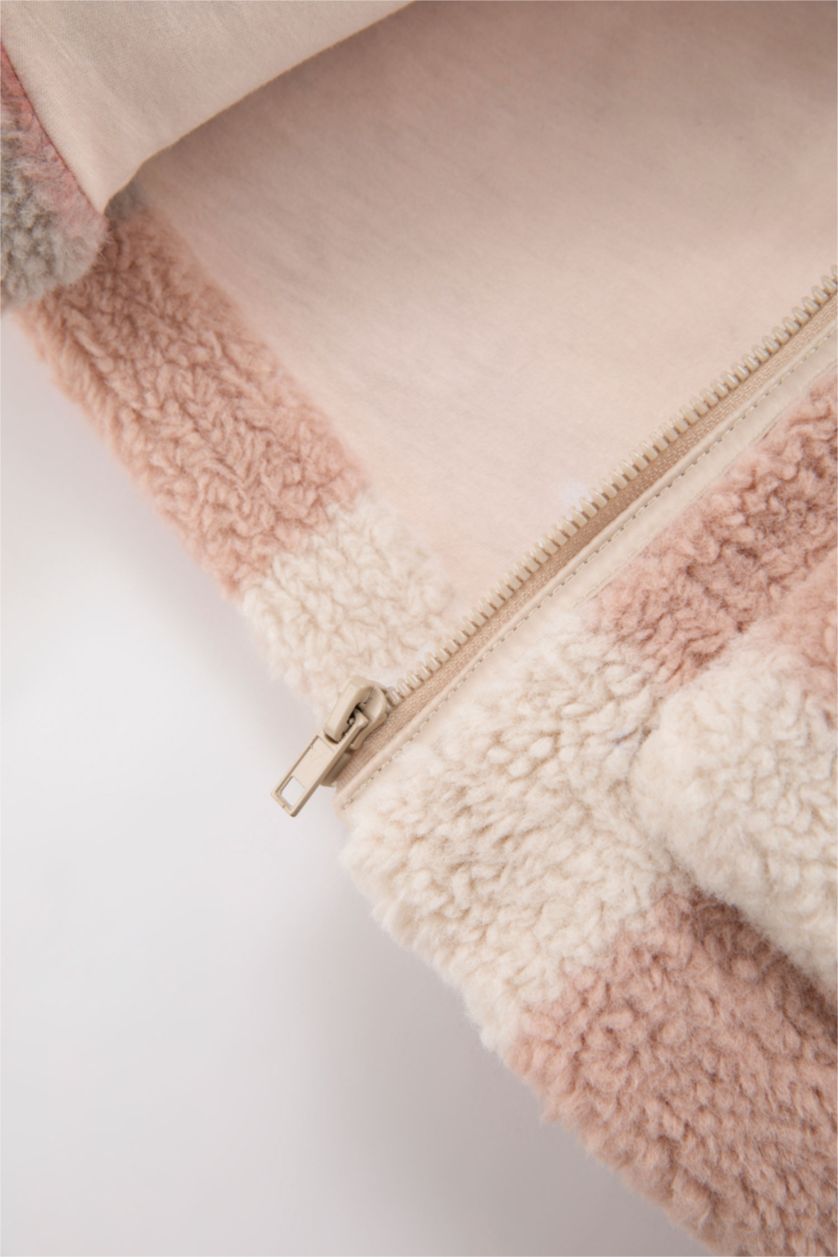 Малыши девочки Розовый Кардиган плюшевый для малышей девочек