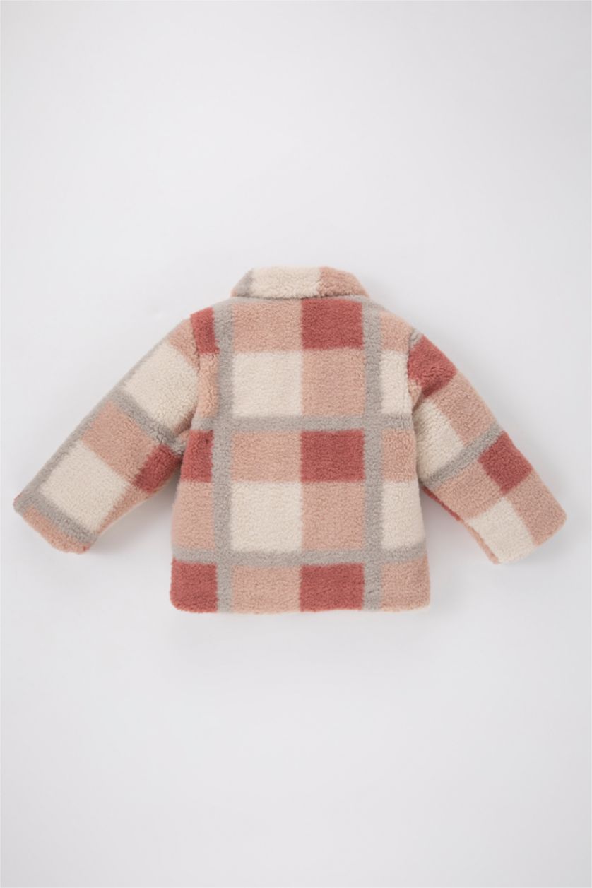 Малыши девочки Розовый Кардиган плюшевый для малышей девочек