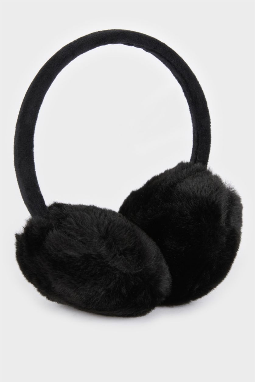 نساء أسود قبعة واقي أذن نسائية