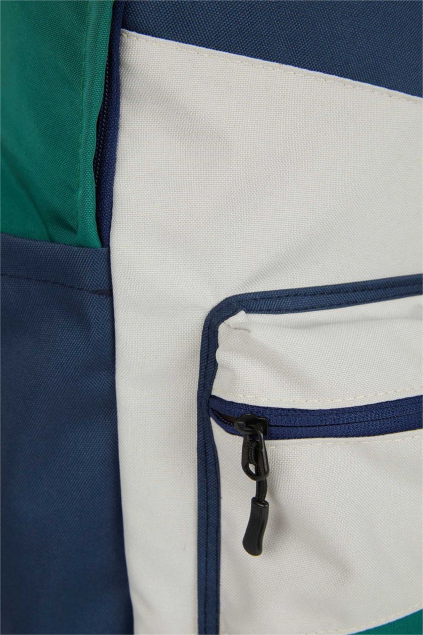 Erkek Çocuk - Genç Erkek Lacivert Unisex Su Geçirmez Kumaş Okul Sırt Çantası