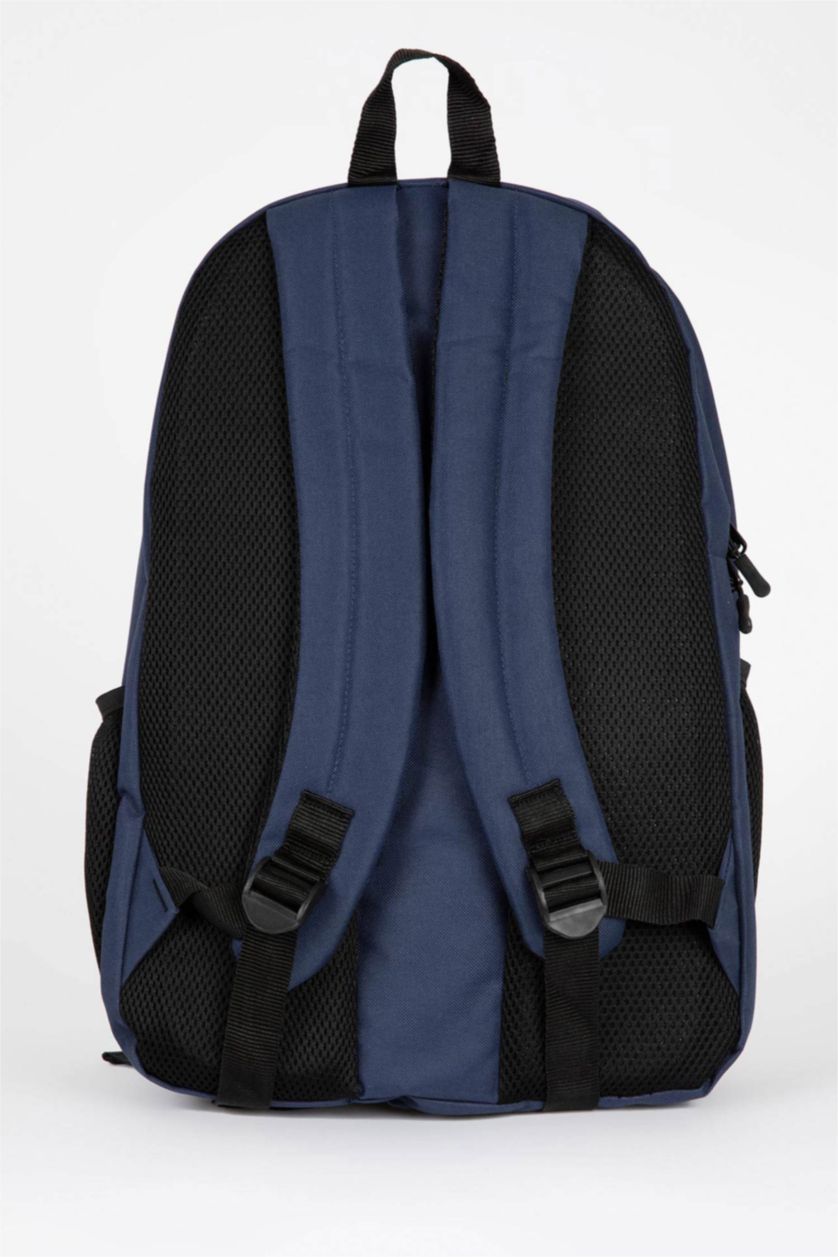 Erkek Lacivert Erkek Su Geçirmez Kumaş Sırt Çantası
