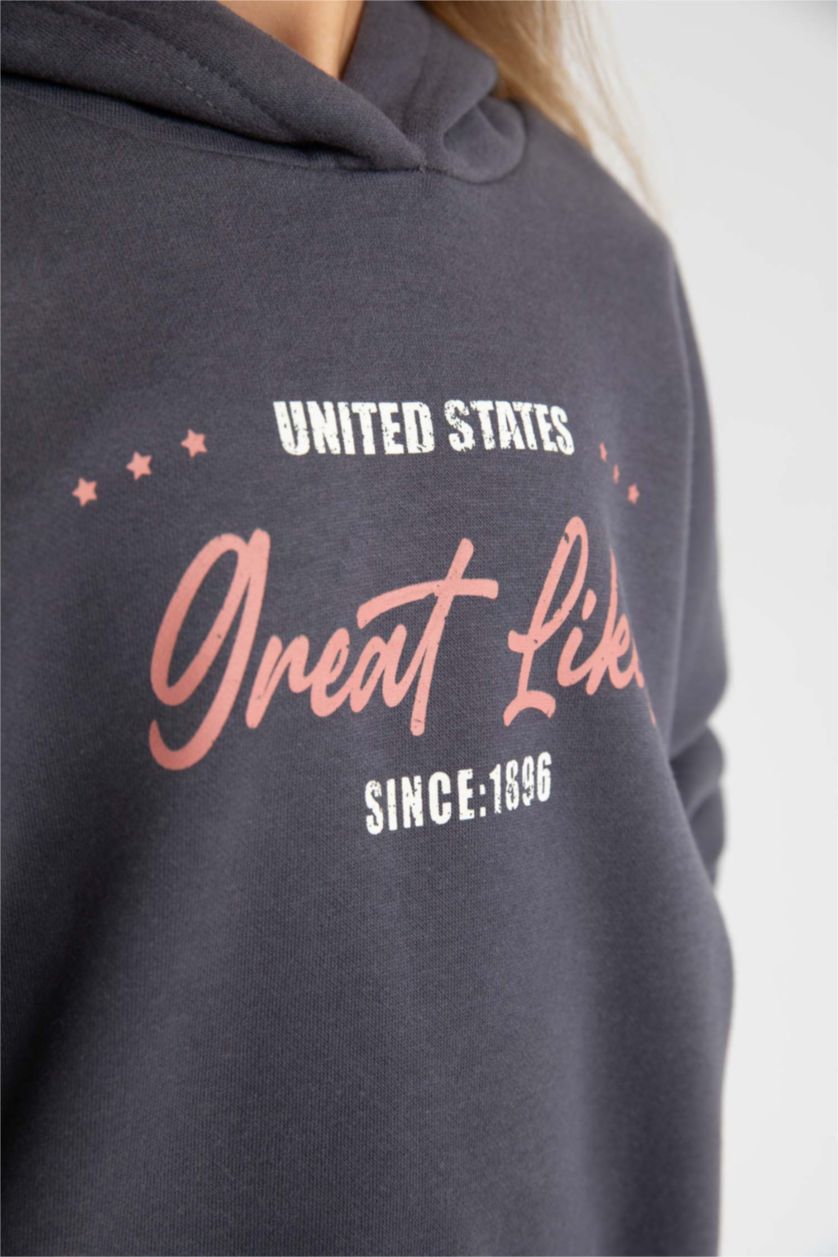 GIRLS & TEENS Anthracite 2 piece Jogger Standard Fit Set