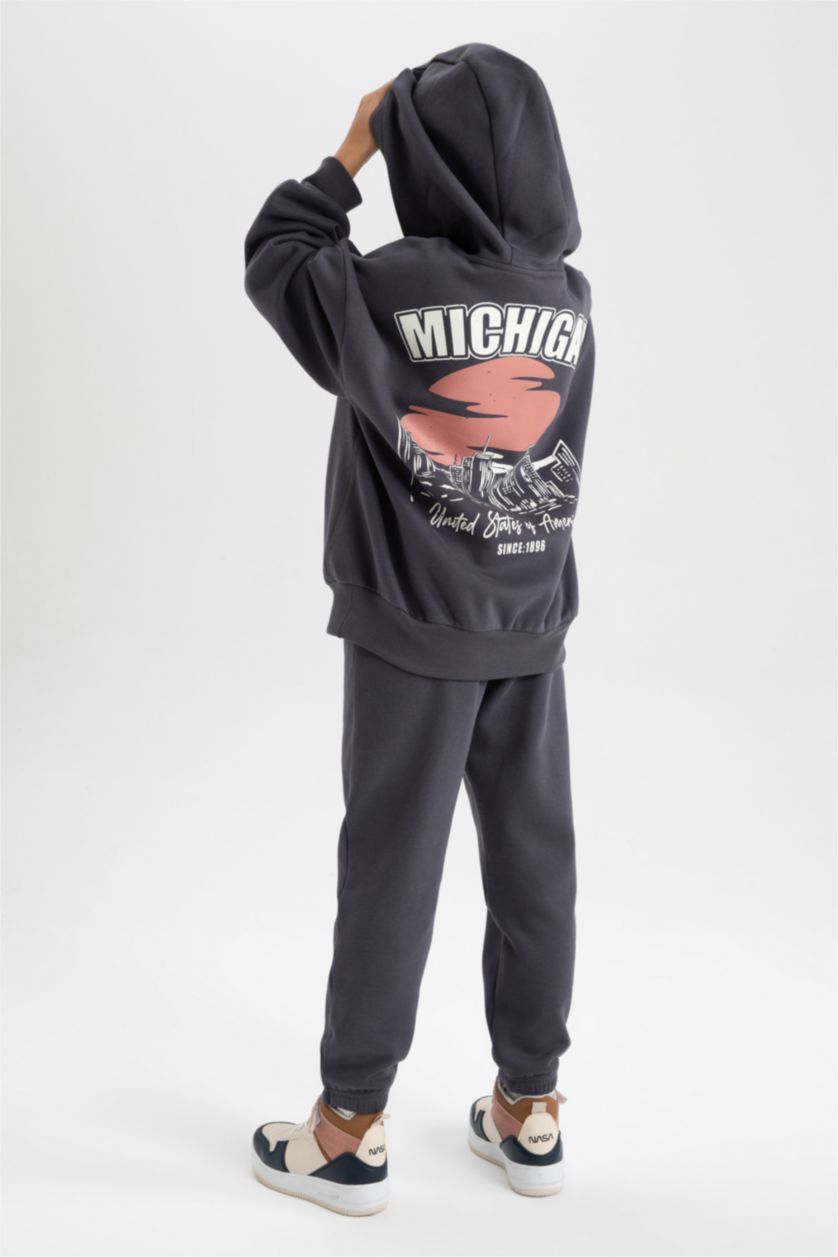 GIRLS & TEENS Anthracite 2 piece Jogger Standard Fit Set