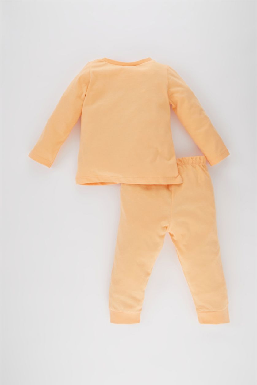 BÉBÉ FILLE Rose Pyjamas En Tricot Col Ras Du Cou Fruit Manche Longue 4 BéBé Fille