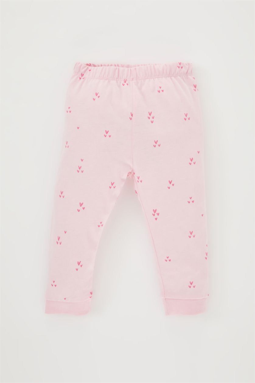 BÉBÉ FILLE Rose Ensemble Pyjama Coupe Régulière Imprimé Winnie The Pooh Col Rond à Manches Longues Pour BéBé Fille - 2 Pièces