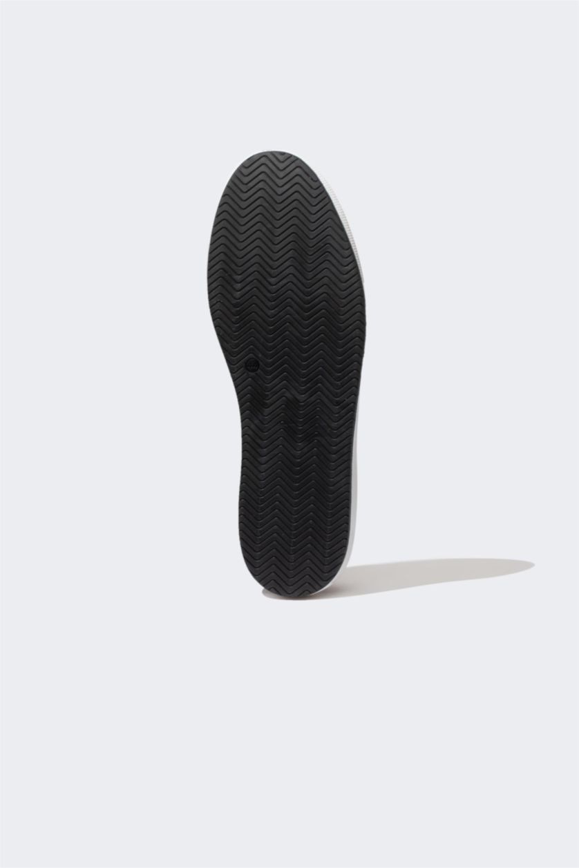 HOMME Noir Basket à Semelle Plate Pour Homme