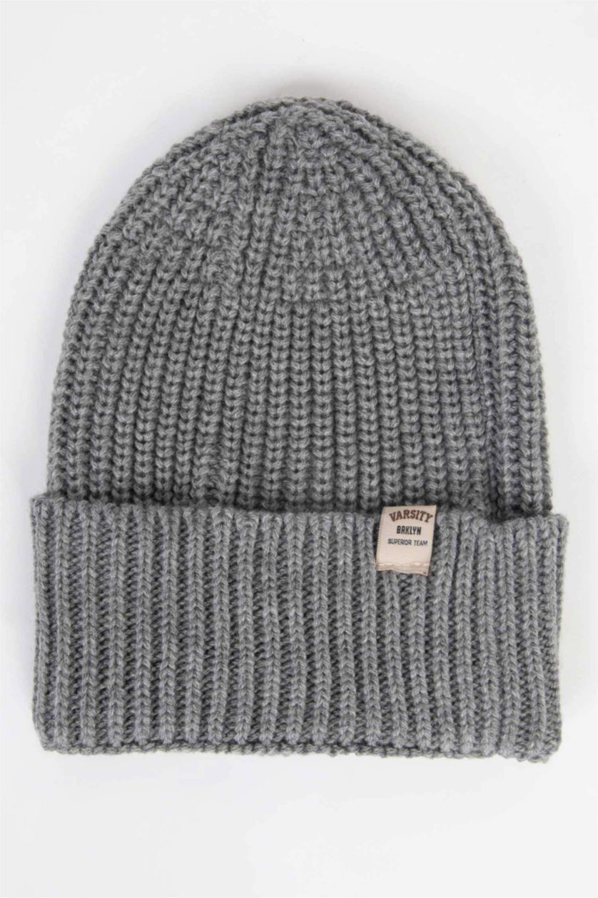 BOYS & TEENS Grey Boy Scarf Beret Set of 2