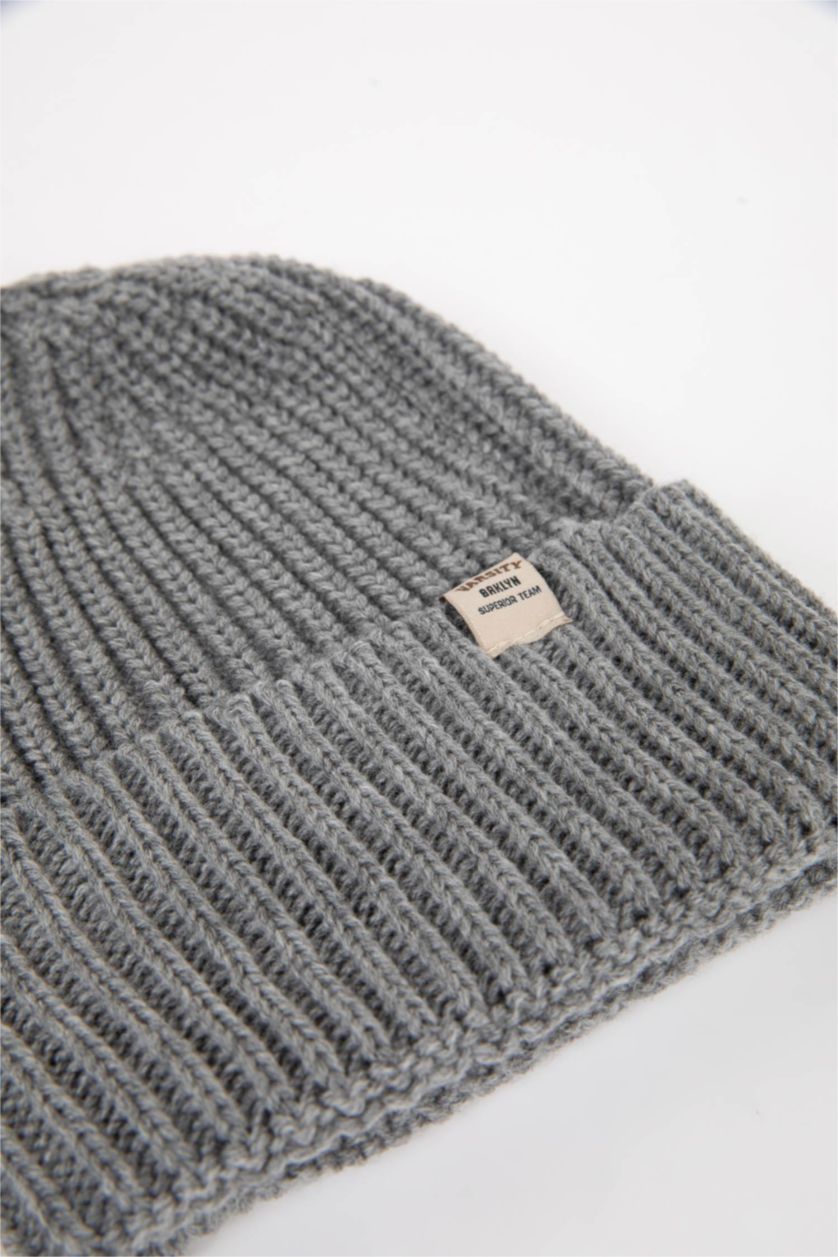 BOYS & TEENS Grey Boy Scarf Beret Set of 2