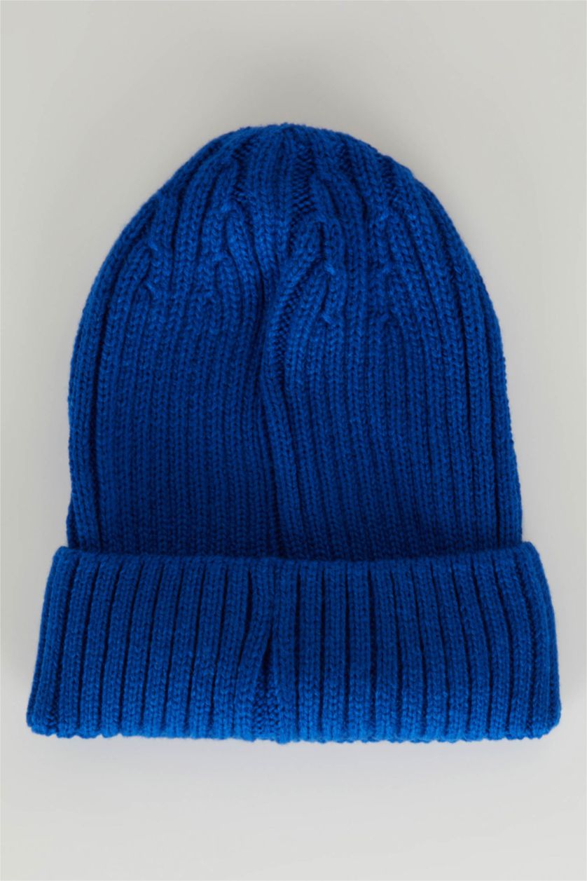 BOYS & TEENS Blue Boy 2 Piece Knitwear Scarf Beret Set