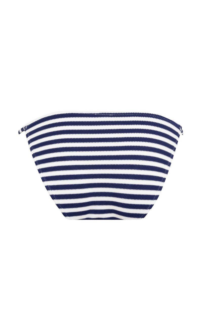 Woman NAVY Regular Fit Striped Bikini Bottom