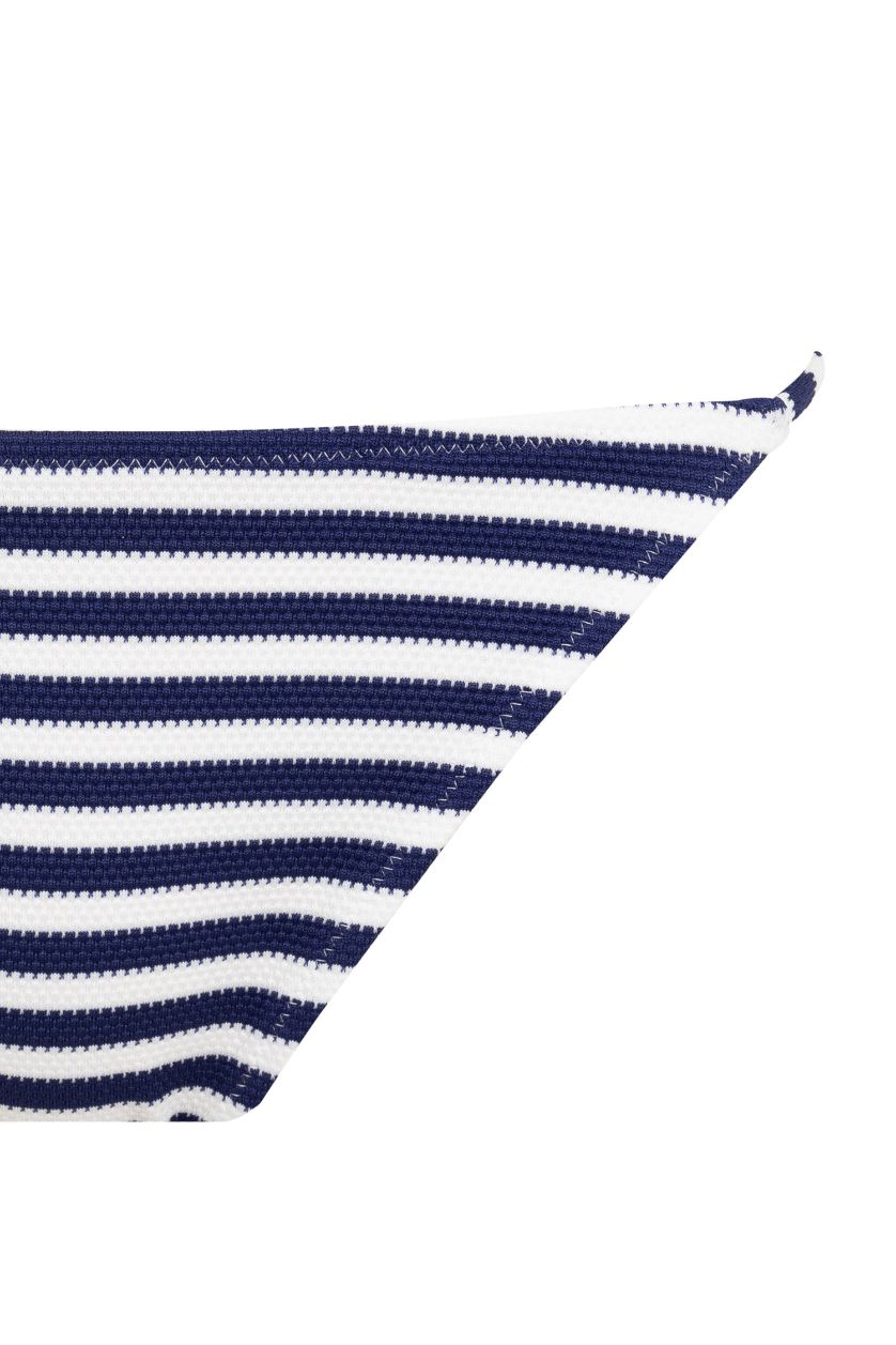 Woman NAVY Regular Fit Striped Bikini Bottom