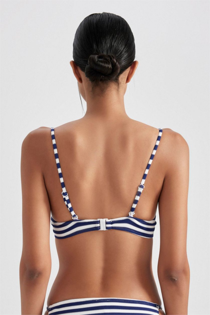 WOMAN NAVY Bikini Top